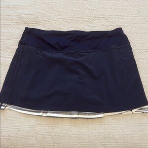 lululemon athletica Navy & White Mini Skirt 6